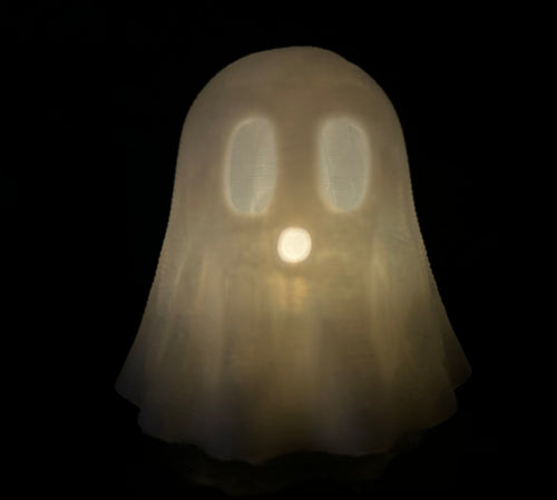 Ghost tea light candle