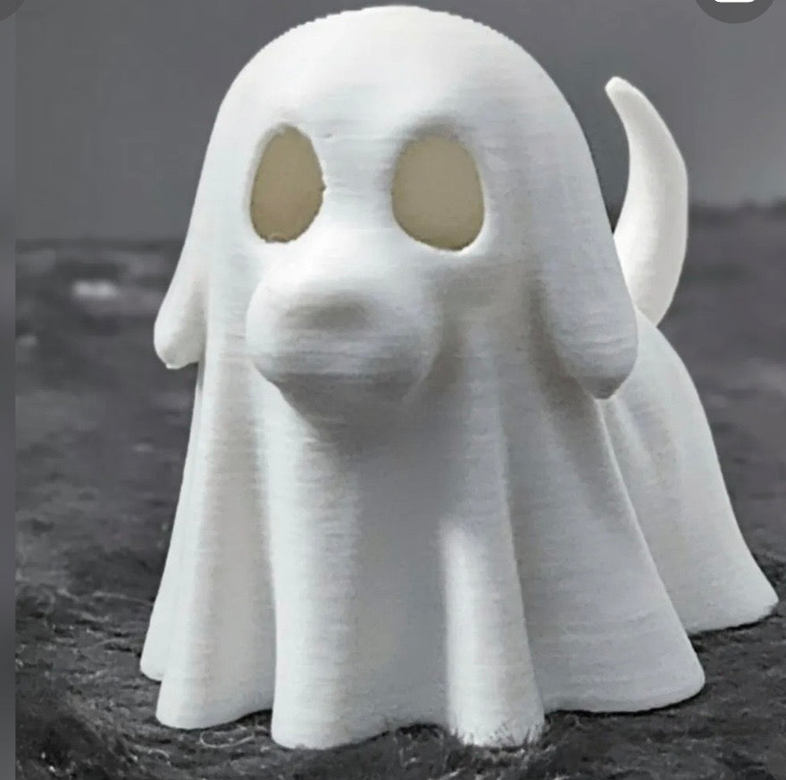 Dog Ghost tea light cover