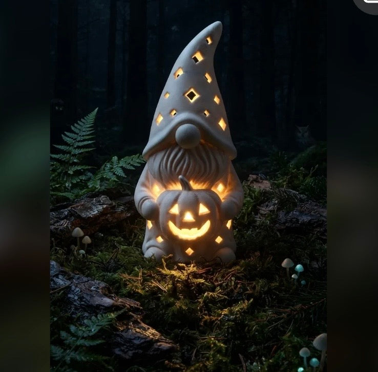 Magical gnome tea light cover